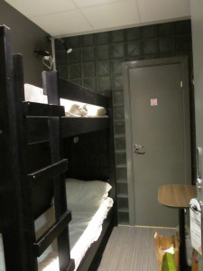 Our hotel room in Stockholm