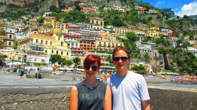 On the wharf at Positano