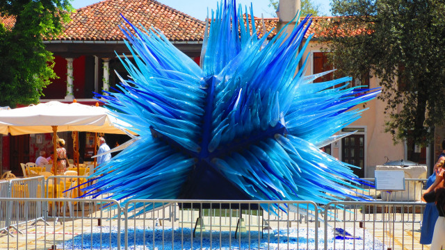 An interesting glass sculpture on Murano